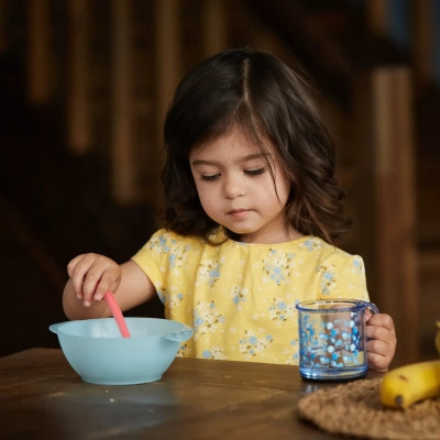 Тарелка детская Baboo с ручками Love story Fox голубая (90430) Винница - изображение 4