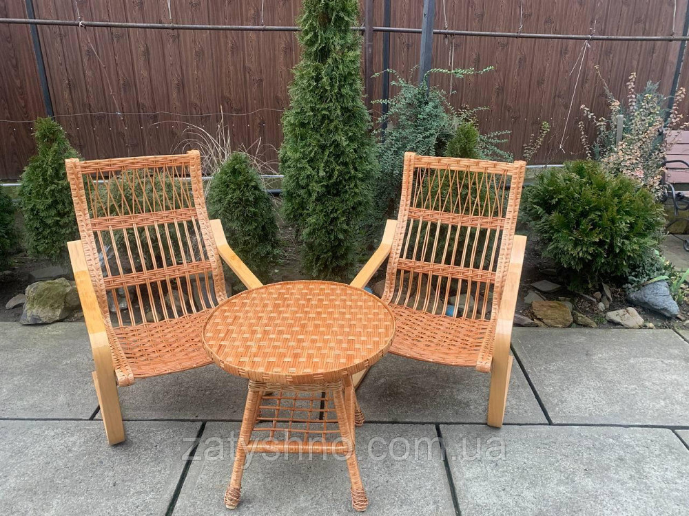 Кресла и круглый журнальный столик, комплект Киев - изображение 2