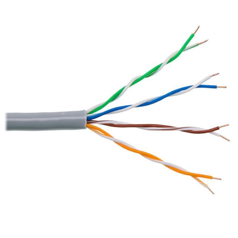 Кабель звита пара Atcom (60707) Premium FTP, 0.51 мм, СU, CAT6, 1Gb/s, мідь, 305 м Сірий Харків - фото 1