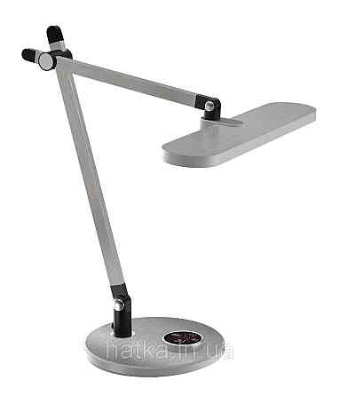 Лампа настільна світлодіодна гнучка Sirius BL-1892 срібна Київ