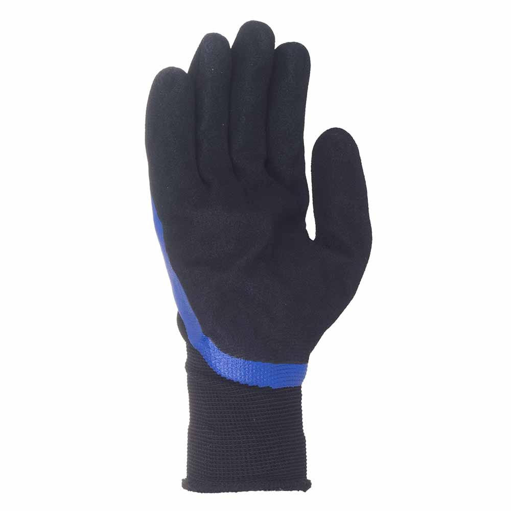 Перчатки трикотажные с двойным нитриловым покрытием р10 (сине-черные, манжет) SIGMA (9443681) Киев - изображение 5