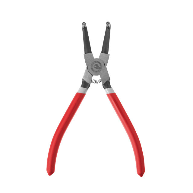 Щипці INTERTOOL HT-7012, 180 мм, вигнуті, на стиск - вигнута форма, ідеальна для монтажу Львів - фото 2
