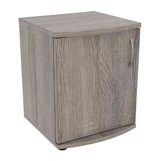 Тумба прикроватная V-3, Дуб Сонома Трюфель, 350/350/450 Львов