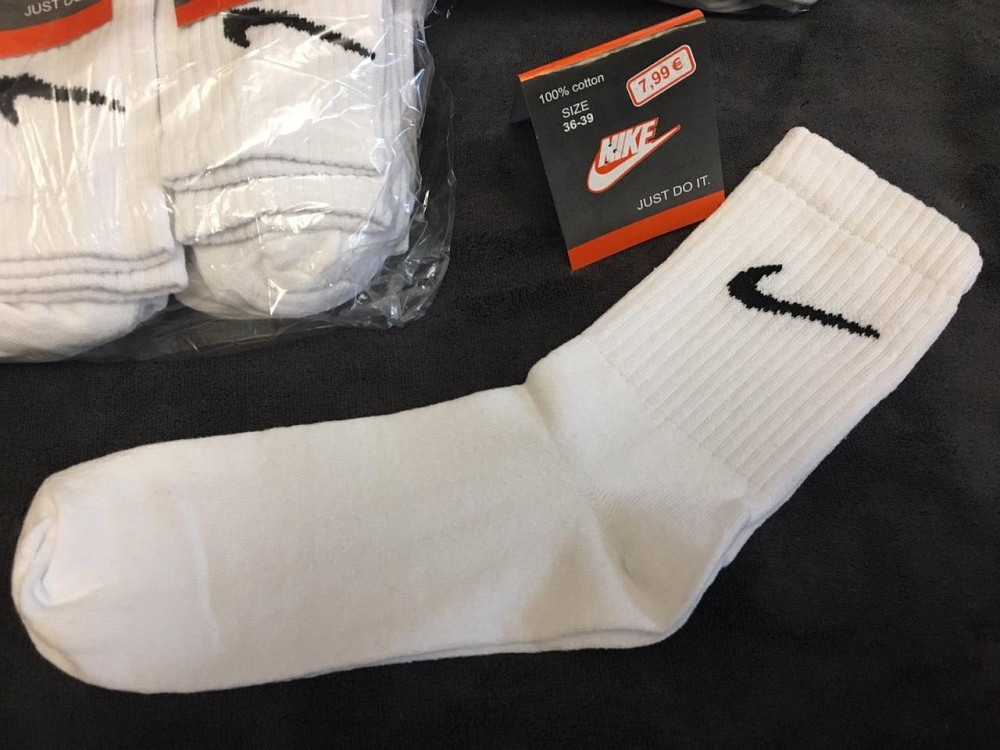 🔥 Оригінальні чоловічі та жіночі шкарпетки Nike – 100% бавовна Киев - изображение 1