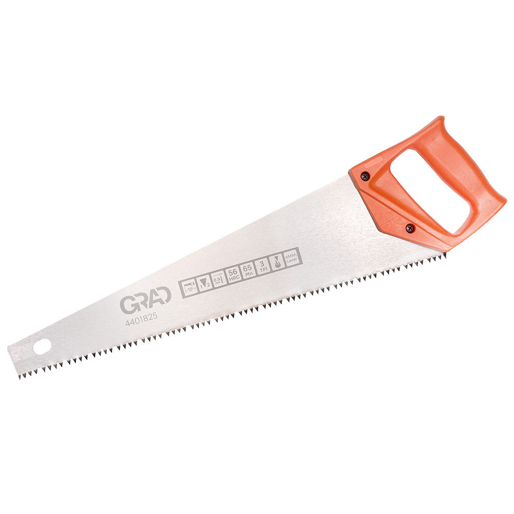 Ножівка для дерева 450 мм 3TPI GRAD (4401825) Київ - фото 1