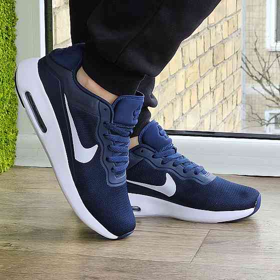 Мужские Кроссовки Nike 90 Синие Найк с Амортизацией Тканевые Летние Сеточка (размеры: 41,42,43,44,45) - 535-4 Днепр