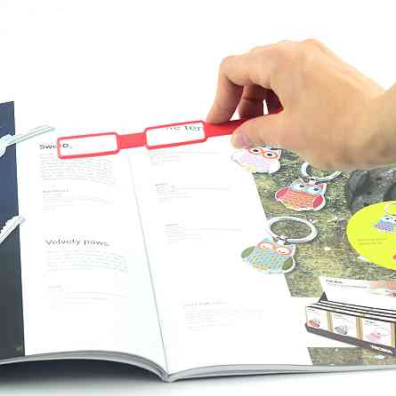 Очки для чтения Неваляшка красные Ровно