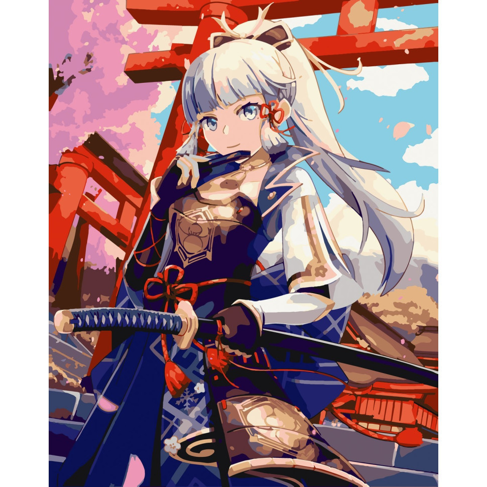 Картина по номерам без подрамника 