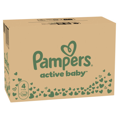 Подгузники Pampers Active Baby Maxi Размер 4 (9-14 кг), 180 шт. (8006540032725) Винница - изображение 2