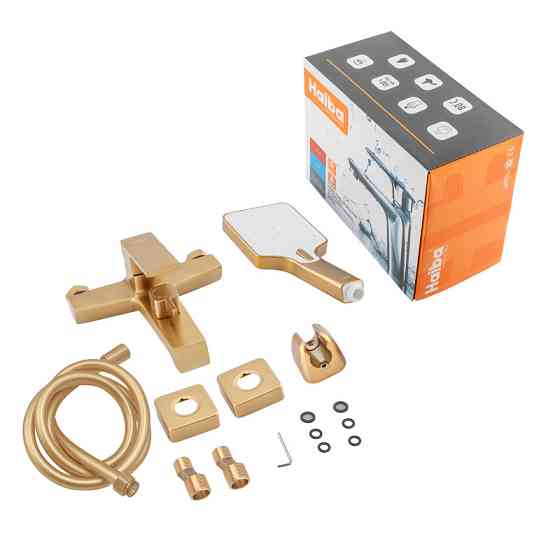 Змішувач для ванни Haiba GAUDI 009 EURO BRUSHED GOLD HB9599 Харків