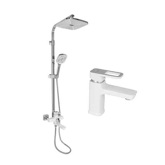 Набір змішувачів Wawel 001 + Wawel 1030 White Київ