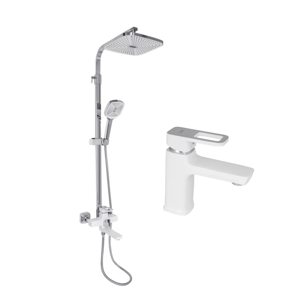 Набір змішувачів Wawel 001 + Wawel 1030 White Київ - фото 1