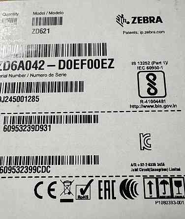 Принтер етикеток Zebra ZD621 (ZD6A042-D0EF00EZ) Новий! Харьков