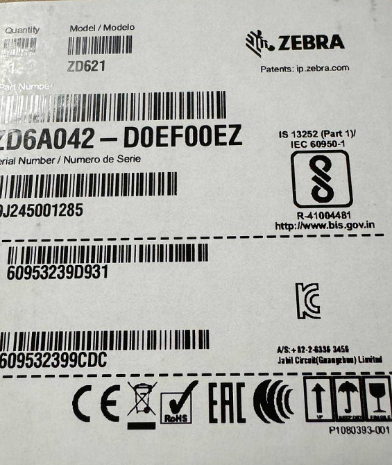 Принтер етикеток Zebra ZD621 (ZD6A042-D0EF00EZ) Новий! Харьков - изображение 2