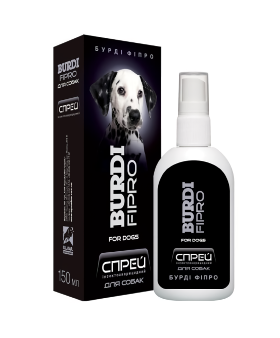 Спрей Бурди Фипро для собак 150 мл (от блох и клещей) Винница - изображение 1