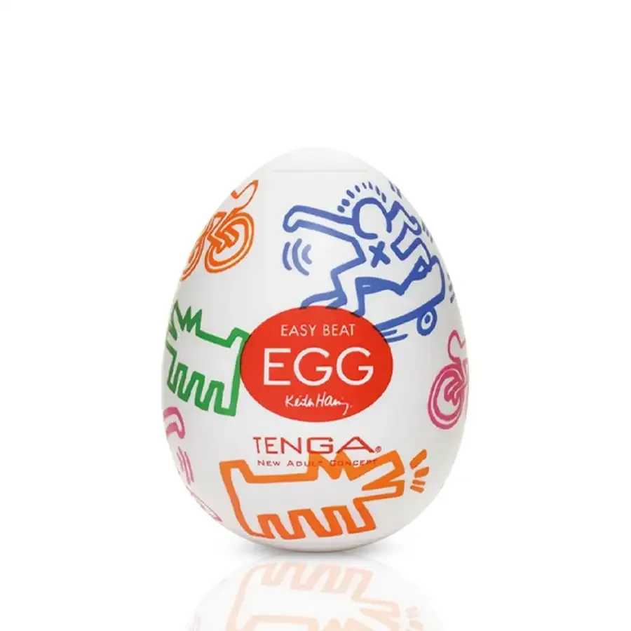 Мастурбатор-яйце Tenga Keith Haring Egg Street Львів - фото 1