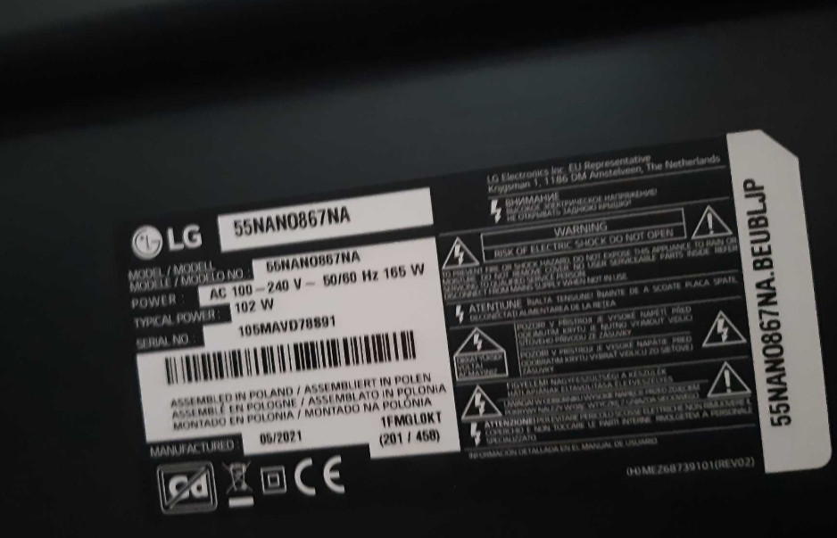 Телевізор: LG 55Nano CELL 867, 120Hz. Київ - фото 3