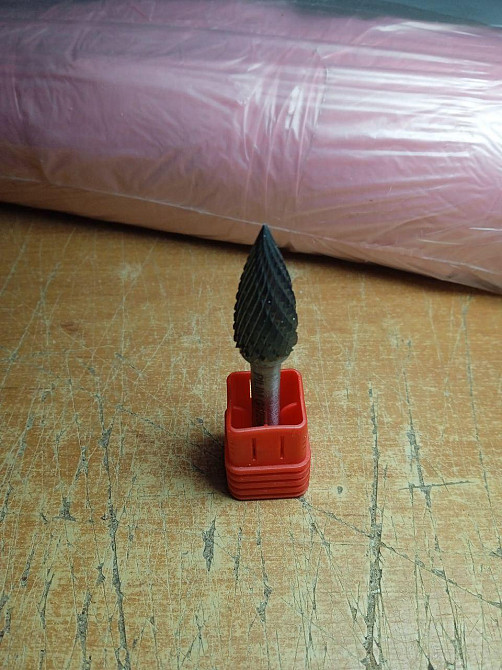 Борфреза тип G 10×20×6 мм — твердосплавна шарошка по металу для дриля та гравера Харків - фото 1