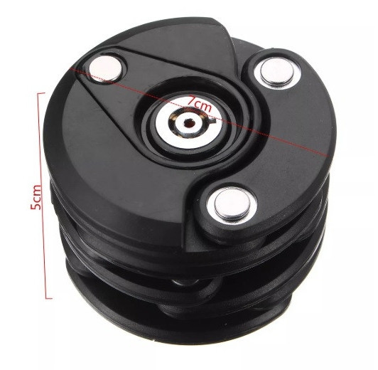 Складной противоугонный замок для велосипеда Bikight Стальная цепь Винница - изображение 5