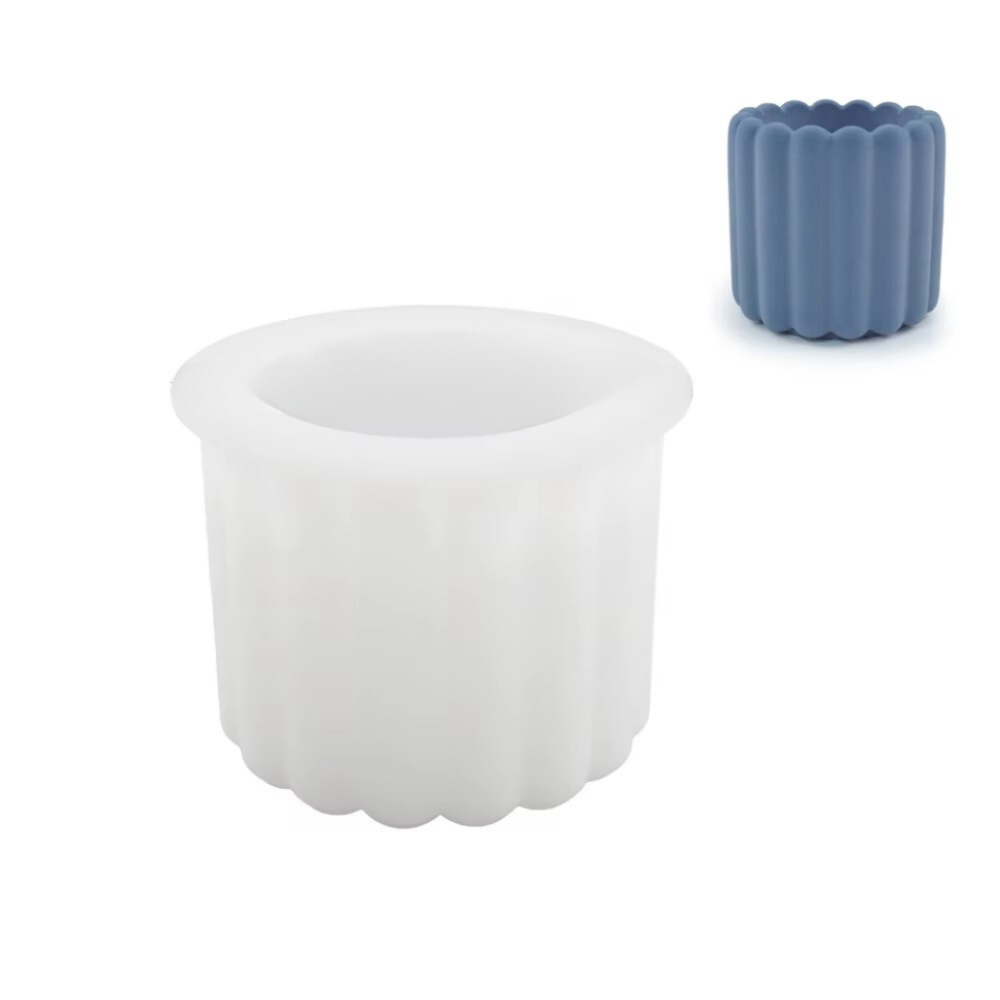 Силиконовая форма для подсвечника из смолы,глины,воска 72 х 70 мм 