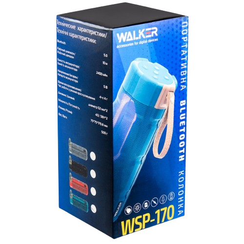 Портативна колонка 10W червоний WALKER WSP-170 Житомир