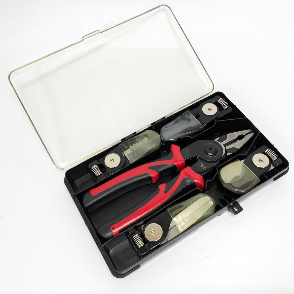 Многофункциональный набор быстросменных инструментов 5 в 1 (плоскогубцы, зачистка изоляции, обжимные щипцы) LF-12 Львов - изображение 18