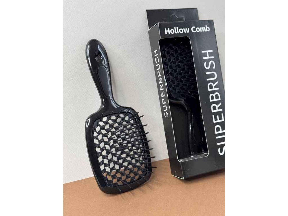 Гребінець Супер Браш Hollow Comb силіконовий ворс (21*9*5см) 210912 ТМ EСТЕТ Київ - фото 1
