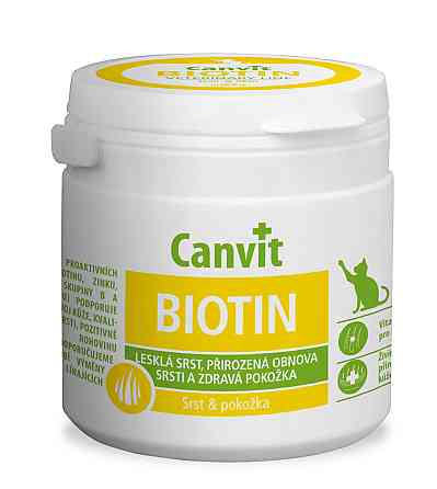 Canvit Biotin for cats (Канвіт Біотин для котів) вітамінна кормова добавка для ідеальної вовни 100 р. Запоріжжя