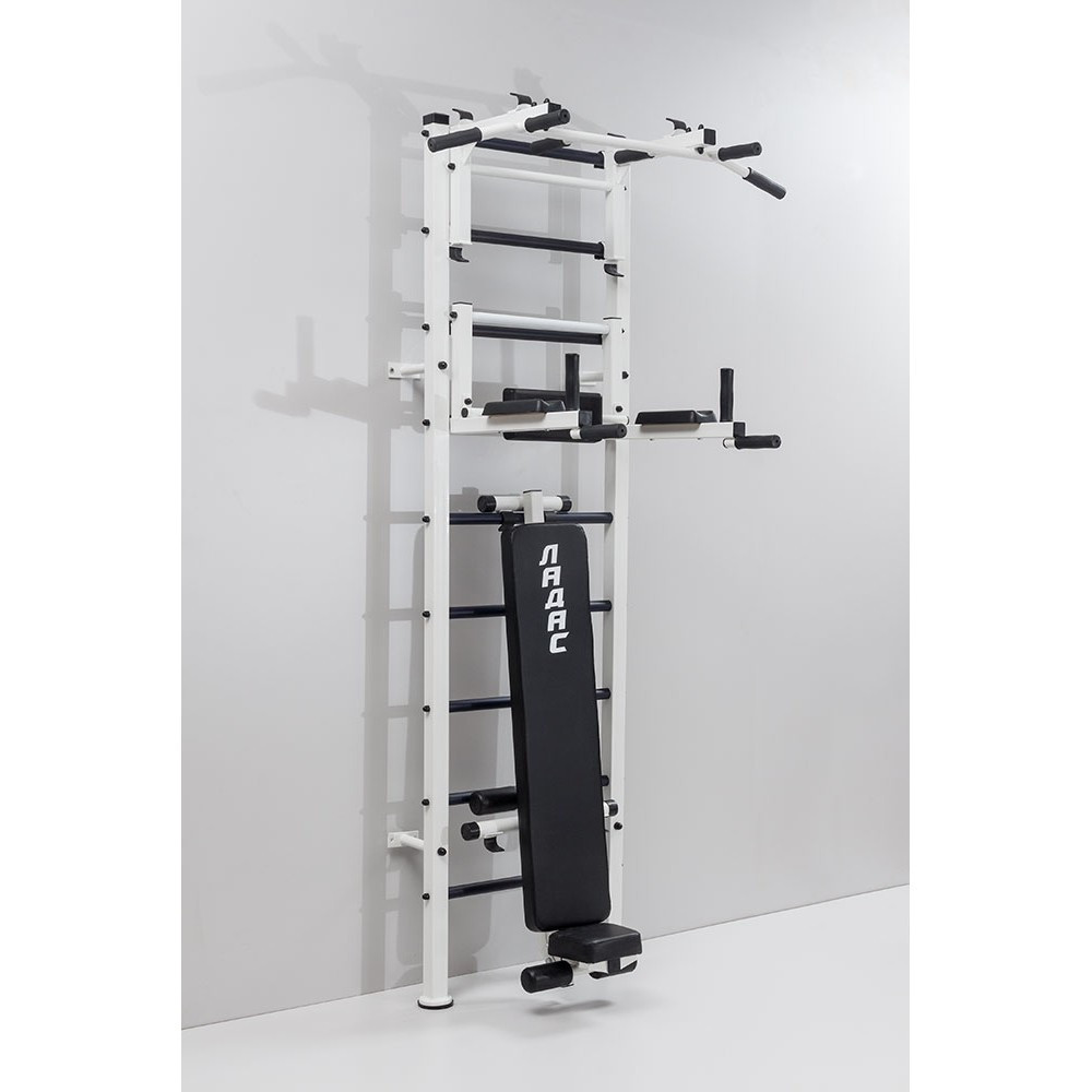 Шведська стінка посилена Atlant-White металева у квартиру для дорослих та дітей для всієї родини спортивна Кам'янське - фото 3