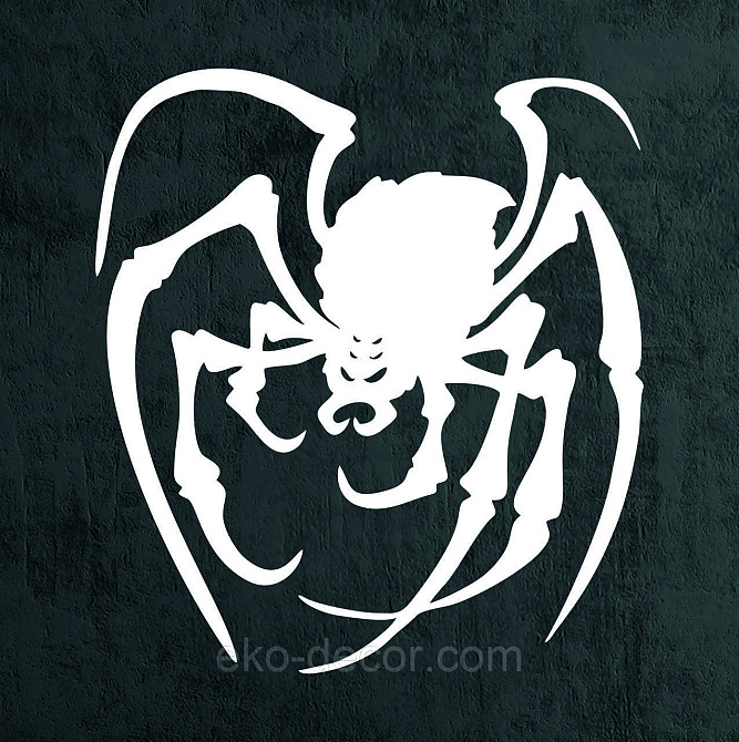 Декоративне настінне Панно «Павук», Декор на стіну 90*81 см, Білий Київ - фото 7