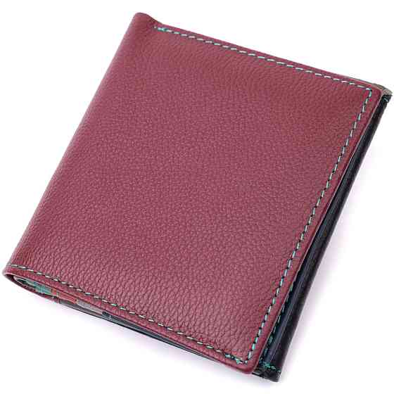 Стильный женский кошелек с оригинальной монетницей из натуральной кожи ST Leather 19510 Разноцветный Киев
