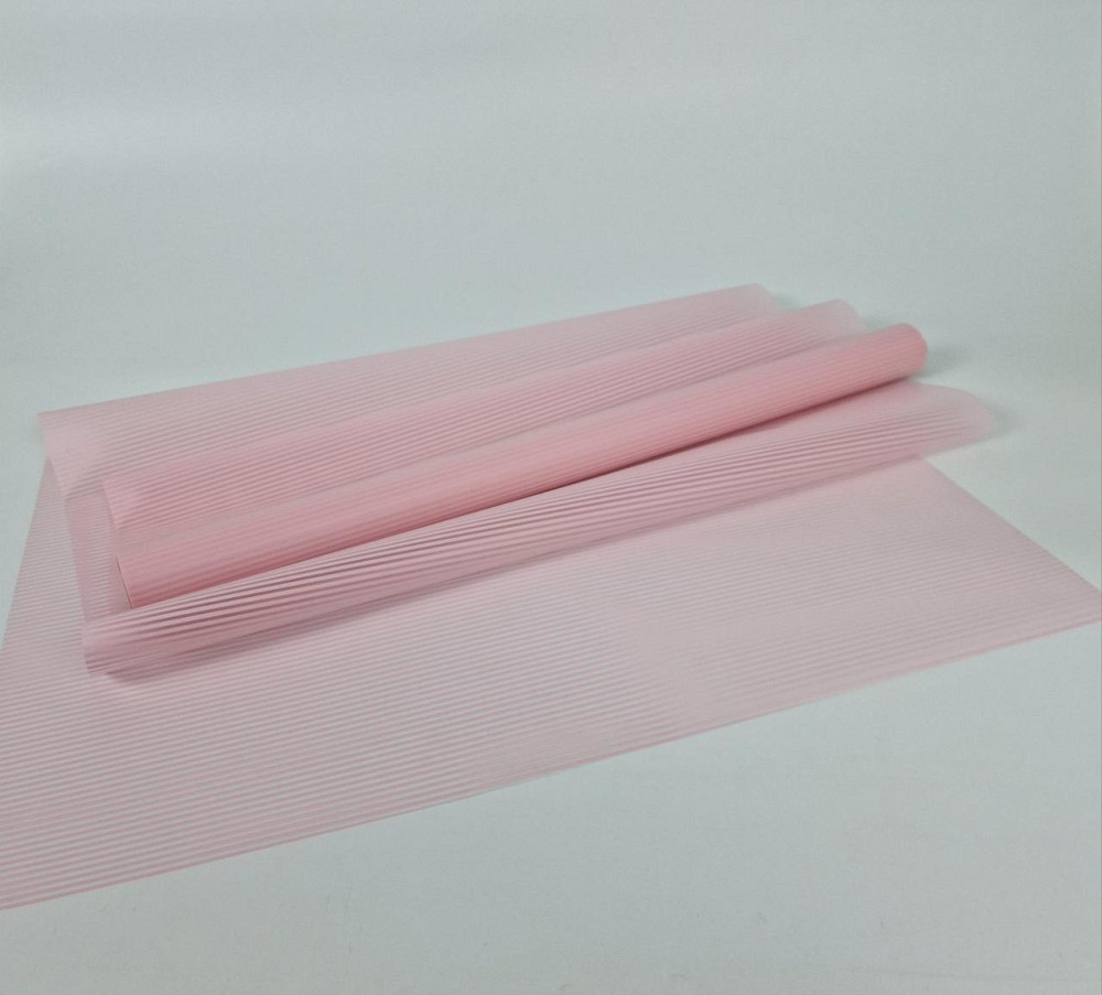 Плівка флориста матова для квітів (57) (h600) Смуга тонка No14 Рожева (1 шт.) Харків - фото 1