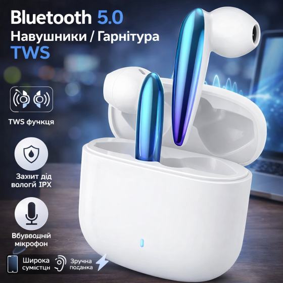 Бездротові навушники SoundLiberty 80 TWS, Bluetooth 5.0, aptX, AI шумозаглушення, USB-C, до 20 годин роботи Київ