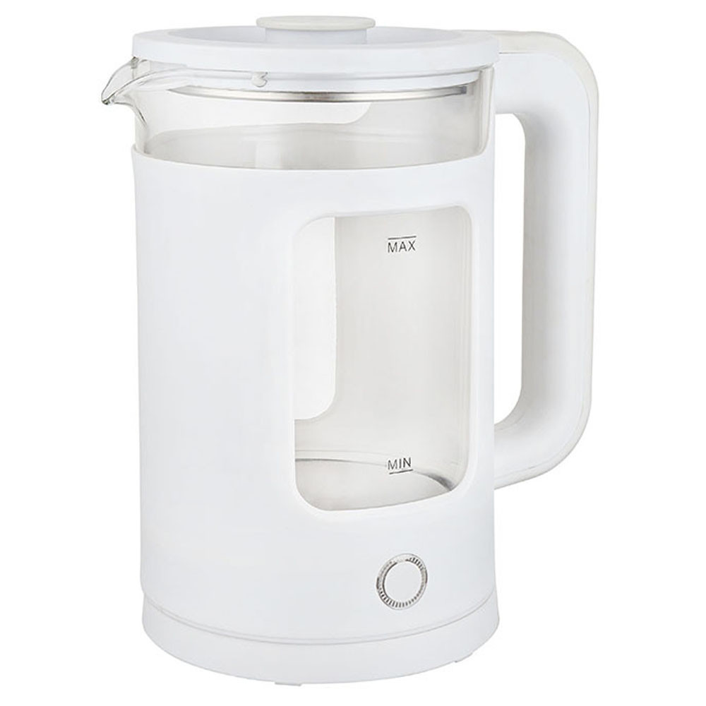 Электрический чайник 2л, 2200Вт + база, СВ 9212, Белый / Электрочайник прозрачный / Дисковый электрочайник Киев - изображение 3