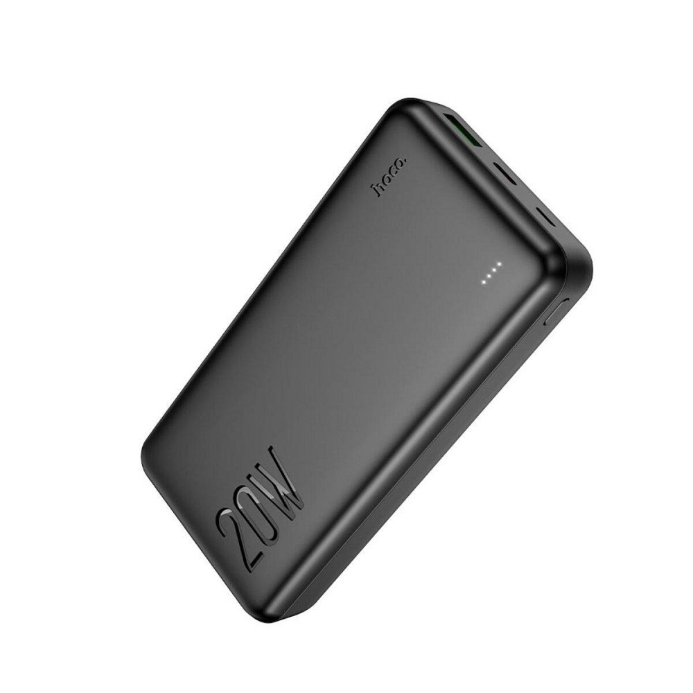 Павербанк 20000 mAh HOCO J87A Tacker PD20W + QC3.0 швидка зарядка чорний power bank повербанк Одеса - фото 1