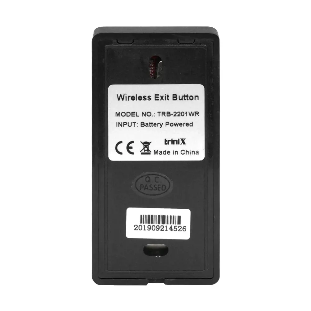 Кнопка накладна бездротова Trinix TRB-2201WR для автономного замка TRL-2201WR (70-00025) Киев - изображение 4