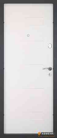 Двери входные, квартирные ABWEHR. Модель 490 ADELINA (А) Цвет  Антрацит / белый 960 Киев