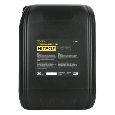 Трансмісійна олива VIRA Нігрол GL-1 SAE 140 20 л (VI0326) Вінниця - фото 1