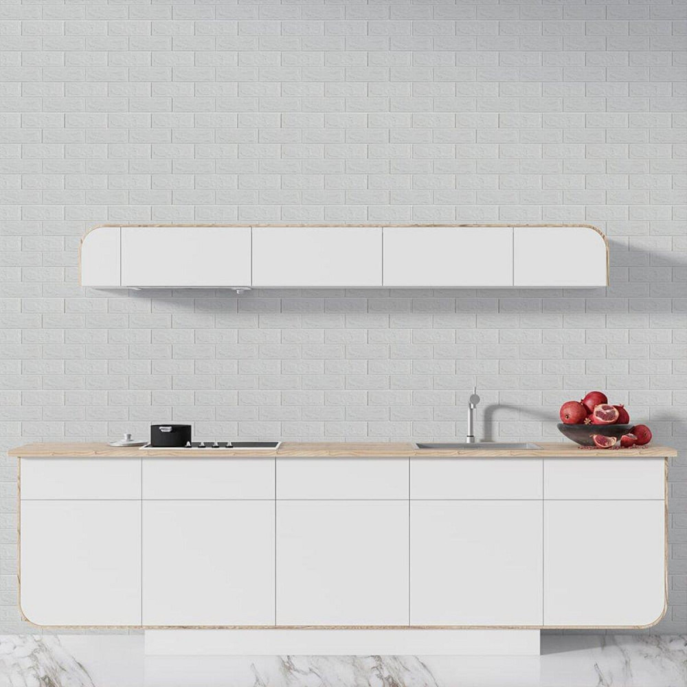 3D панель самоклеющаяся 690х780х5мм кирпич Белый (001-5) SW-00000029 Днепр - изображение 5