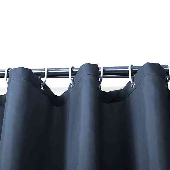 Шторка для ванной Bathlux 180 x 180 люкс качество, водонепроницаемая темно Голубой Каменец-Подольский