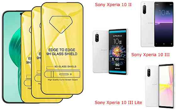 Захисне скло DefenzoGlass для Sony Xperia 10 II, Xperia 10 III, Xperia 10 III Lite – подвійна міцність Київ