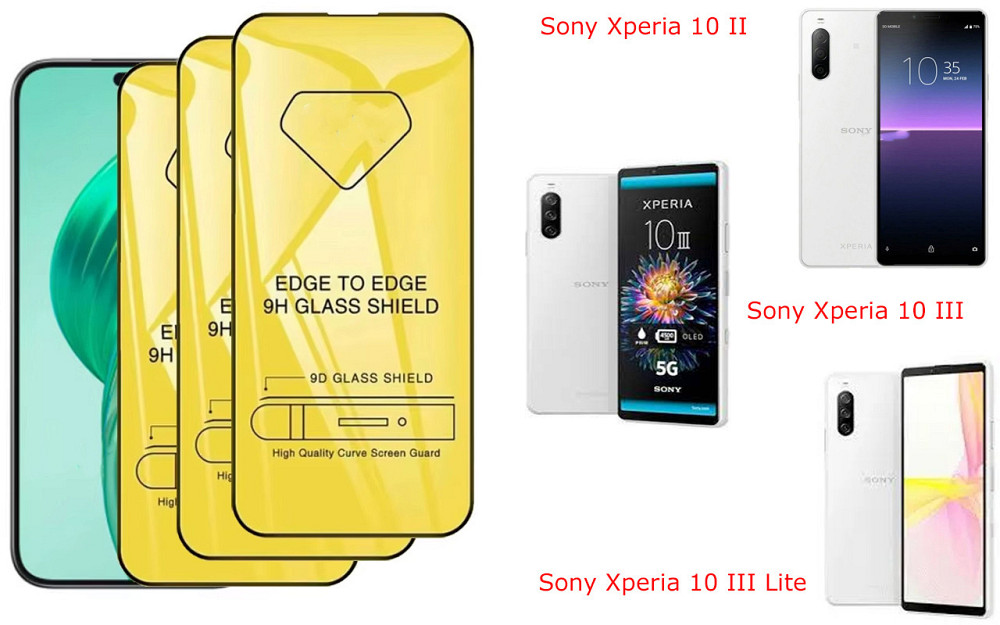 Захисне скло DefenzoGlass для Sony Xperia 10 II, Xperia 10 III, Xperia 10 III Lite – подвійна міцність Київ - фото 3