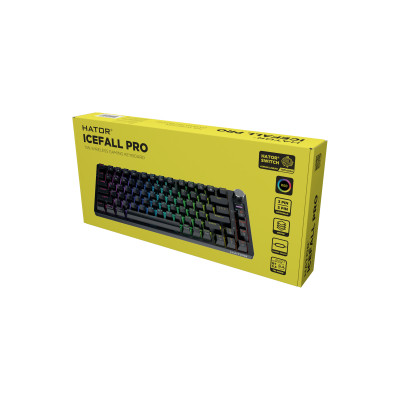 Клавиатура Hator Icefall Pro Wireless/Bluetooth/USB Black (HTK450UA) Винница - изображение 7