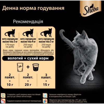 Влажный корм для кошек Sheba cij POU с индейкой в желе 85 г (4770608257231) Винница - изображение 8
