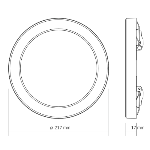 LED Світильник 18W круглий білий VL-DL6R-18CW Videx Житомир - изображение 6