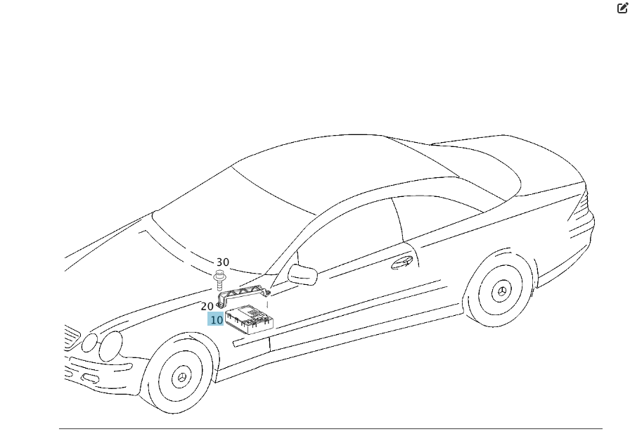 Mercedes-Benz  A2205402645 Блок gateway CL C215 S-class short W220 SL R230 S-class long V220 Одеса - фото 2