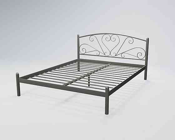 Ліжко двоспальне KarissaDesign 120х200 темно-сірий Київ