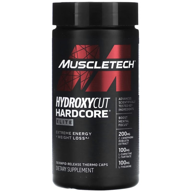 Жиросжигатель MuscleTech Hydroxycut Hardcore Elite 110caps Луцк - изображение 1