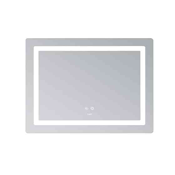 Дзеркало Lidz Kubis (KU2) 800х600 з LED-підсвіткою Touch, з антизапотіванням, з димером, рег. яскравості LD78LF904708048446 Київ