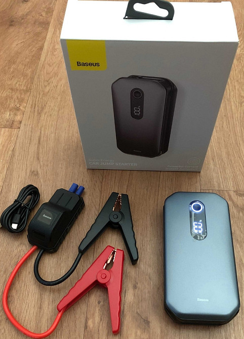 Портативний пусковий пристрій базеус бустер пусковое павербанк. Киев - изображение 6